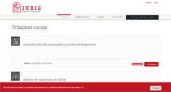 Desktop Screenshot of iurisauladeformacio.com